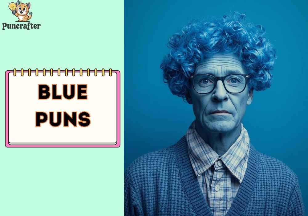 Clever Blue Puns