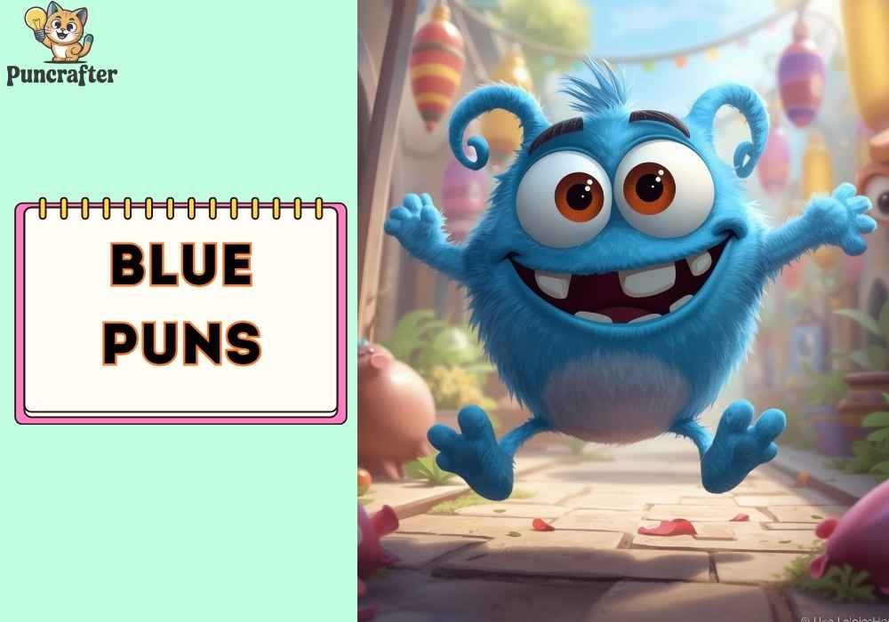 Funny Blue Puns
