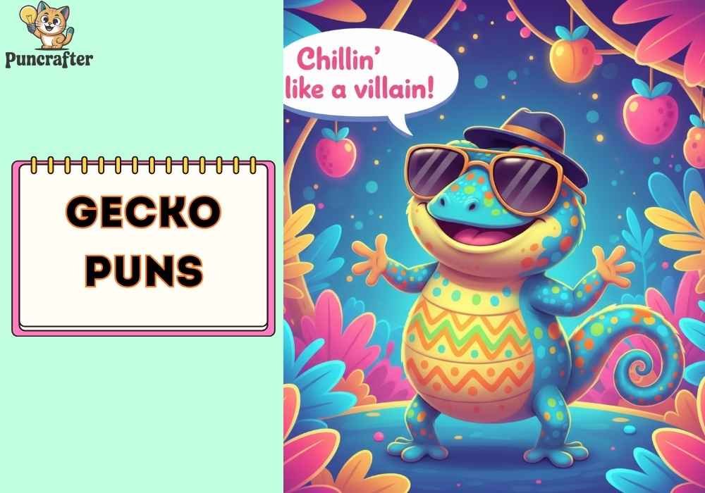 Witty Gecko Puns