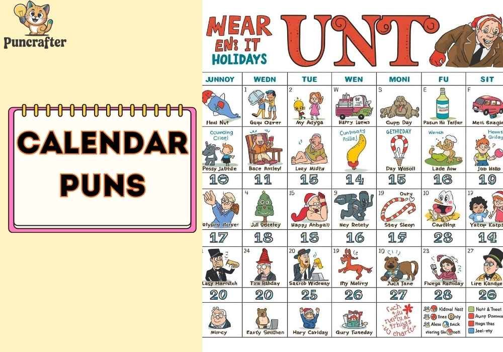 Clever Calendar Puns