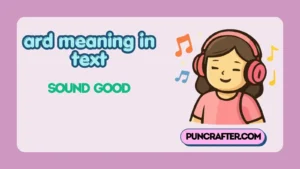 ard meaning in text