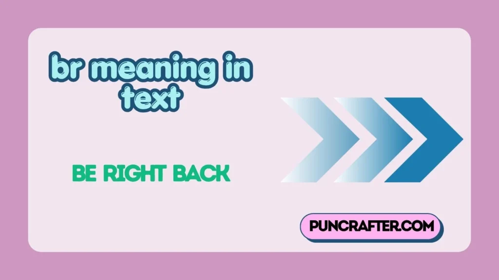 br meaning in text