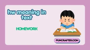 hw meaning in text