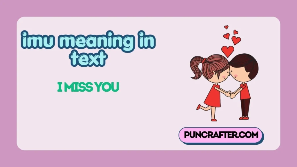 imu meaning in text