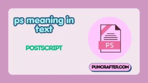 ps meaning in text