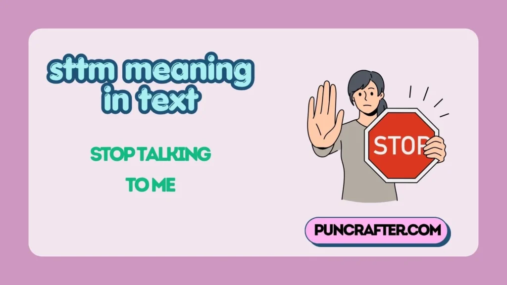 sttm meaning in text